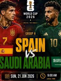 Spain vs Saudi Arabia